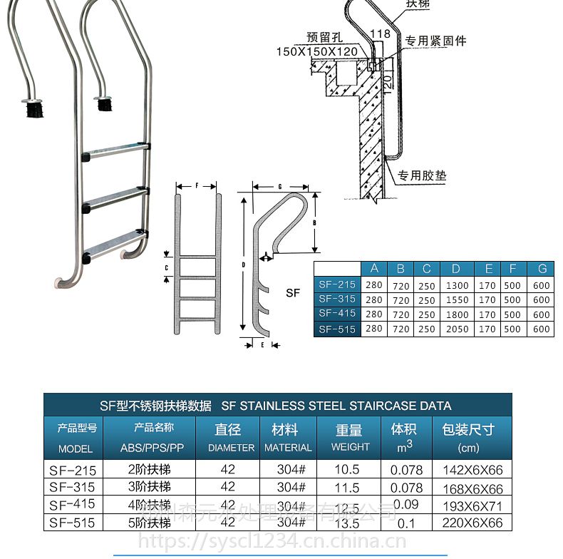 梯子的尺寸对照表，3米人字梯子制作尺寸