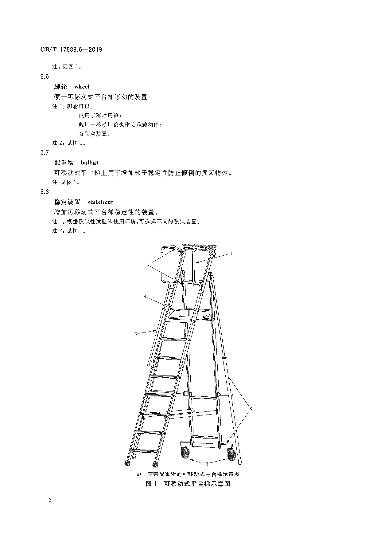 梯子图纸，梯子平面图