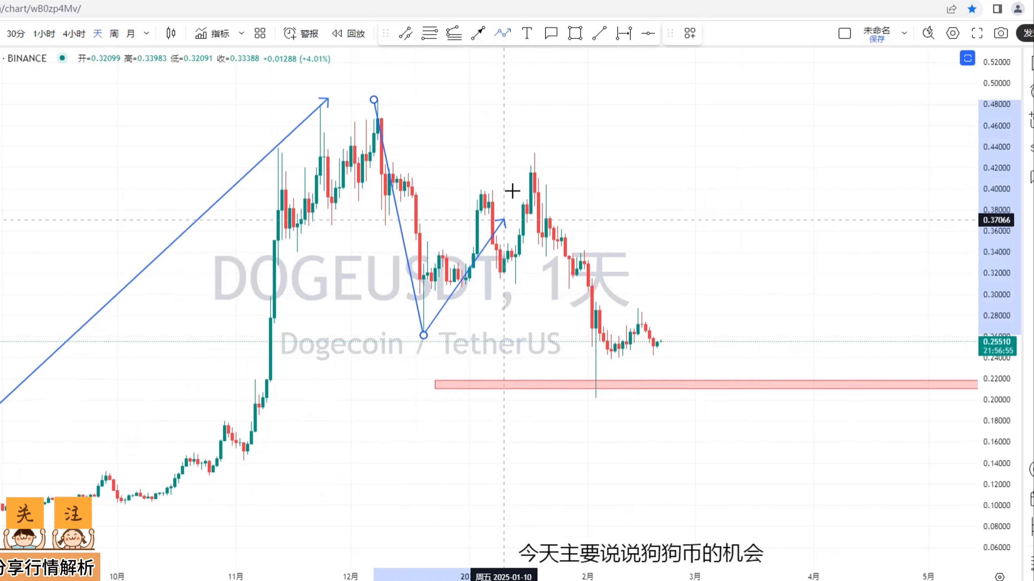 狍狗币最新行情，狗币实时价格行情走势图